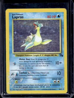 1999 Pokemon Fossil Lapras #10/62 - Image 1