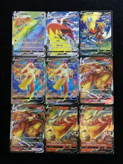 2023 Pokemon TCG S-Chinese Blaziken CSR Super Rare Shinny Rainbow Lot*9 AM11 - Image 1