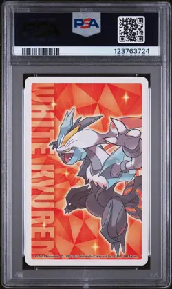 2012 POKEMON WHITE 2 PLAYING CARDS KING OF DIAMONDS KYUREM PSA 8 - Image 2