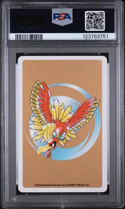 2000 POKEMON GOLD VERSION PLAYING CARDS ACE OF SPADES #250 HO-OH PSA 10 - Image 2