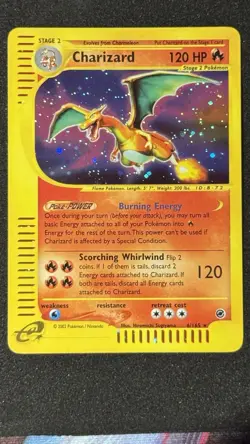 2002 Expedition Charizard Holo Rare 6/165 WOTC E-Reader Series Pokemon - Image 1