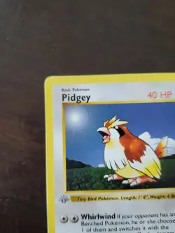Pokemon Pidgey 1st Edition Base Set 57/102 Shadowless - Image 3
