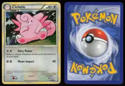 Clefable 3/123 Rare HeartGold & SoulSilver Holo Pokemon - Image 3