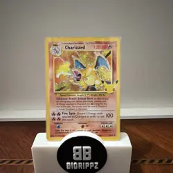 Charizard Celebrations Classic Collection Holo Base Set Pokemon 4/102 raw (NM) - Image 1