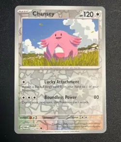 Chansey Reverse Holo 133/167 SV06: Twilight Masquerade Pokemon TCG - Image 1