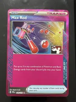 Max Rod 116/131 Ace Spec Play! Pokemon Stamped Prize Pack Series 7 NM - Image 1