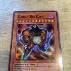 Darkly Big Rabbi Yu Gi Oh Card Holo Rare Copy Exodia Yugioh Fake - Image 2