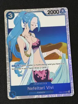 Nefeltari Vivi EB02-026 Extra Booster Anime 25th Collection One Piece SR Card - Image 1