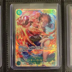 Monkey D. Luffy OP13-118 SEC Parallel Alt Art One Piece Card Game Japanese NM - Image 1