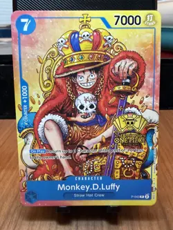 Monkey.D.Luffy (2nd Anniversary Stamped Promo) P-043 - One Piece TCG - English - Image 1