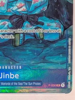 Jinbe 030 One Piece PSA 10 ONE PIECE PREMIUM COLLECTION Bandai Card Fest Texture - Image 3
