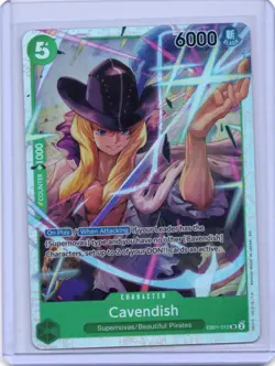Cavendish EB01-012 SR One Piece TCG, The Best Vol. 2 foil/English/NM - Image 1