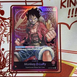 One Piece English Monkey.D.Luffy ST01-001 Leader Foil - Near Mint - Image 1