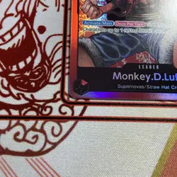 One Piece English Monkey.D.Luffy ST01-001 Leader Foil - Near Mint - Image 2