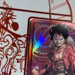One Piece English Monkey.D.Luffy ST01-001 Leader Foil - Near Mint - Image 5