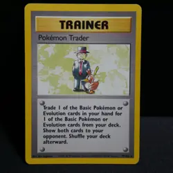 Pokemon Trader 077/102 Base Set Trainer Card - MP CONDITION! 2 AVAILABLE! - Image 1
