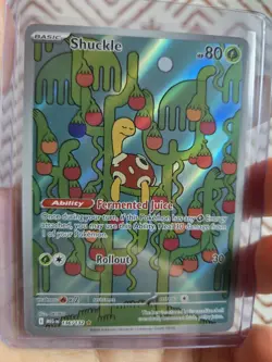 Pokemon TCG Shuckle Illustration Rare Mega Evolution Card 136/132 - Image 1