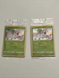 (2) Pokemon TCG Shaymin Pokemon 015/185 Cosmos Holo Rare SEALED PROMO Cards - Image 1