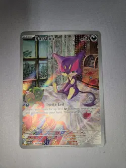 Purrloin 136/086 SV White Flare Illustration Rare Holo Card English NM Condition - Image 1