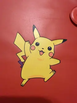 Vintage 1999 Authentic Red Pikachu Pokemon 4-Pocket Card Binder Book Album - Image 2