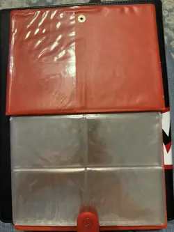 Vintage 1999 Authentic Red Pikachu Pokemon 4-Pocket Card Binder Book Album - Image 4