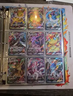 Pokemon Card Lot Binder V/VMAX/IR Gem Hits 180 Cards Full Art- $300+ Value 🔥 🔥 - Image 5