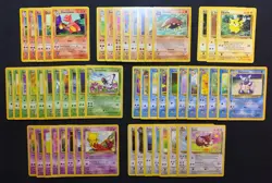 54 VINTAGE POKEMON CARDS LOT - BASE SET, ROCKET, FOSSIL, JUNGLE, - LP-MP - Image 1