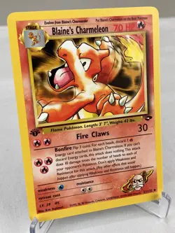 Blaine's Charmeleon 31/132 Gym Challenge Pokemon Card 1st Edition - Near Mint - Image 2