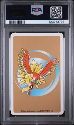 2000 POKEMON GOLD VERSION PLAYING CARDS ACE OF CLUBS #152 CHIKORITA PSA 10 - Image 2