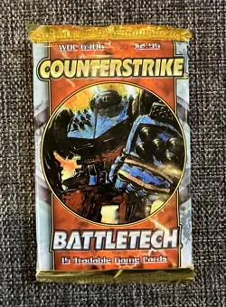 Battletech "Counterstrike" First Edition 15-Card Sealed Booster Pack - Image 1