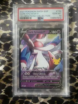 Sylveon v Dark SWSH134 Promo Card Holo PSA 10 - Image 1