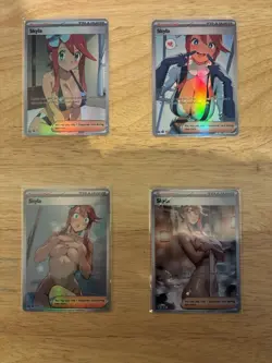 Pokemon Skyla Waifu Card Lot #2 - Used - Image 1