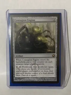Magic the Gathering Contagion Engine Scars of Mirrodin Collectible Card - Image 1