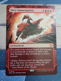 Fiery Emancipation - Wilds of Eldraine: Enchanting Tales - MTG - WOT - #42 - NM - Image 1