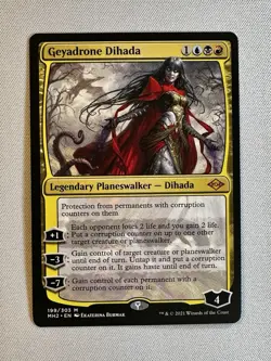 MTG Geyadrone Dihada Modern Horizons 2 Regular Magic The Gathering LP - Image 1
