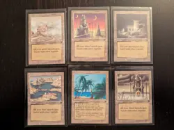 LEGENDS * Rare Lands: Adventurer's Guildhouse, Cathedral of Serra, Tolaria * MtG - Image 1