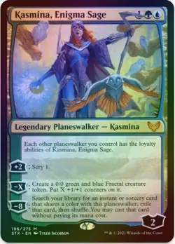 1 x Kasmina, Enigma Sage - Foil - Strixhaven - LP - MTG - Image 1