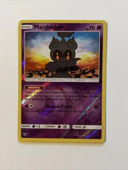 Marshadow 45/73 Rev Reverse Holo NM Shining Legends Pokemon Sun & Moon SM - Image 1