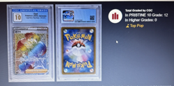 OPAL 2020 POKEMON LEGENDARY HEARTBEAT # 091 CGC 10 PRISTINE HYPER RARE HOLO - Image 4