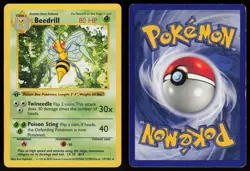 Beedrill 17/102 Rare Base Set 1st Edition Pokemon - Image 3