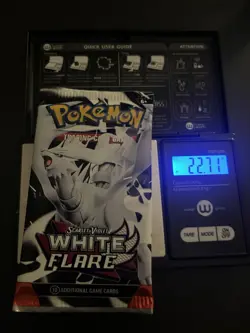Very Heavy! 22.71g Pokemon TCG SV10.5 White Flare Booster Pack Sealed! - Image 1