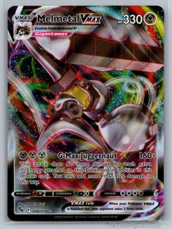 Pokemon TCG Melmetal VMAX Pokemon GO 048/078 Holo Ultra Rare NM - Image 1