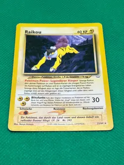 Pokemon Tcg Raikou 22/64 Neo Revelation Non Holo Rare German - Image 2