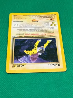 Pokemon Tcg Raikou 22/64 Neo Revelation Non Holo Rare German - Image 3