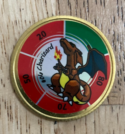 Nintendo Pokemon Battling Coin Game 1999 Gold RARE Hasbro - You Choose - - Image 3