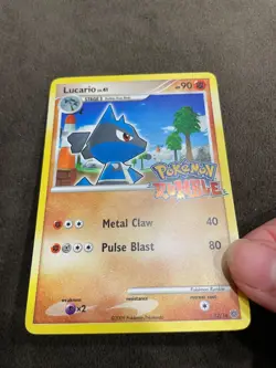 Lucario 12/16 Pokemon Rumble Set Stamped English 2009 NM - Image 3