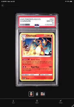 2025 POKEMON M24 EN-MCDONALD'S COLL #001 CHARIZARD PSA 10 - Image 1