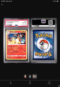2025 POKEMON M24 EN-MCDONALD'S COLL #001 CHARIZARD PSA 10 - Image 3