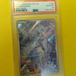 PSA 10 GEM MINT N's Reshiram SV9 Battle Partners Art Rare 2025 Pokemon 109/100 - Image 1