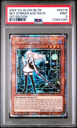 2024 1ST ED #EN116 SKY STRIKER ACE - RAYE PSA 9 - Image 1